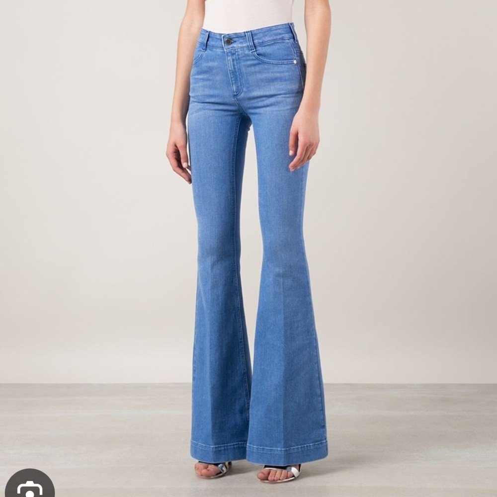 Stella McCartney bell bottom jeans